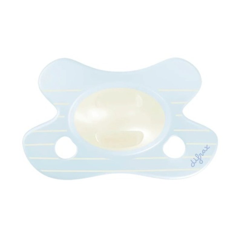 Difrax Natural Little Venture Newborn Pacifier Stripy Blue