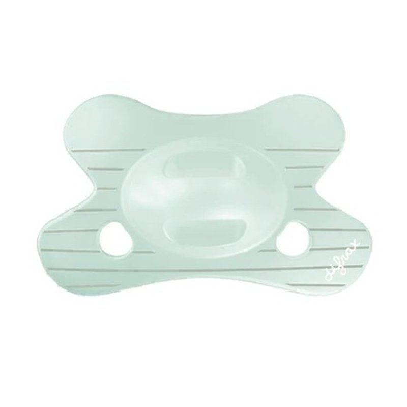 Difrax Natural Little Venture Pacifier 0-6 Months Stripy Mint