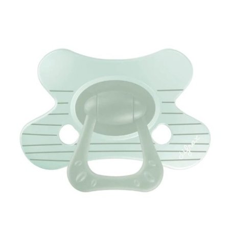 Difrax Natural Little Venture Pacifier 12 Months Stripy Mint