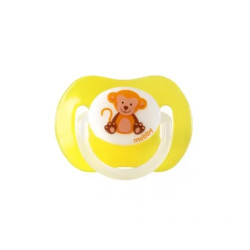 Medel Physiological Latex Pacifier 6 Months 2 Pieces Monkeybear