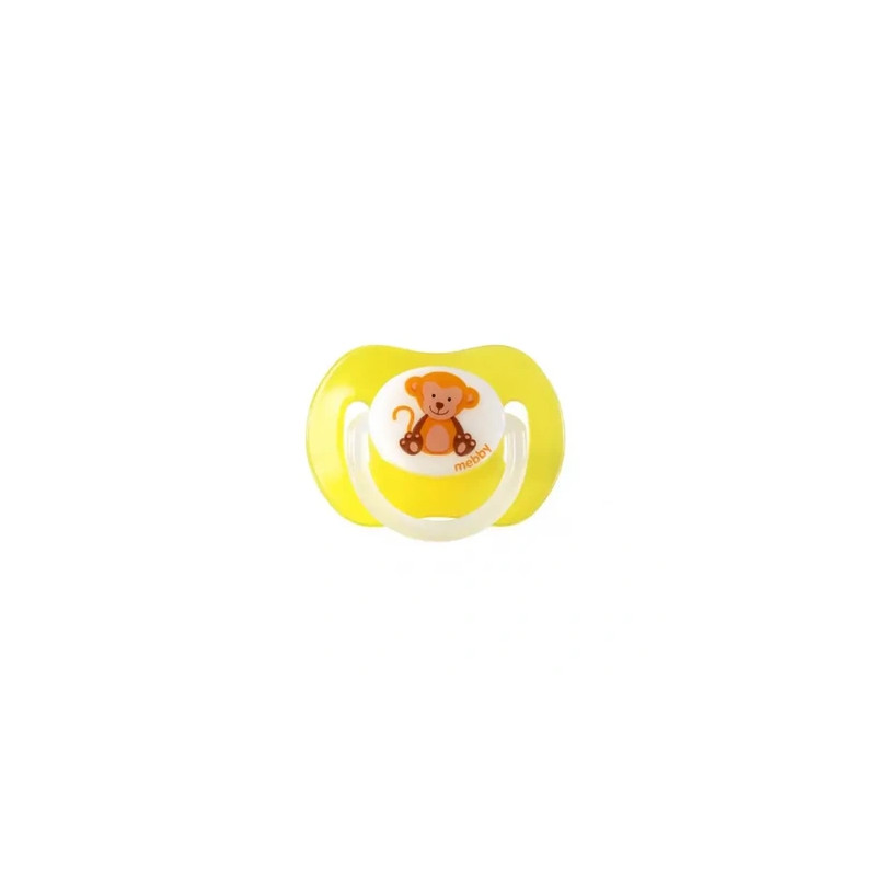 Medel Physiological Latex Pacifier 6 Months 2 Pieces Monkeybear