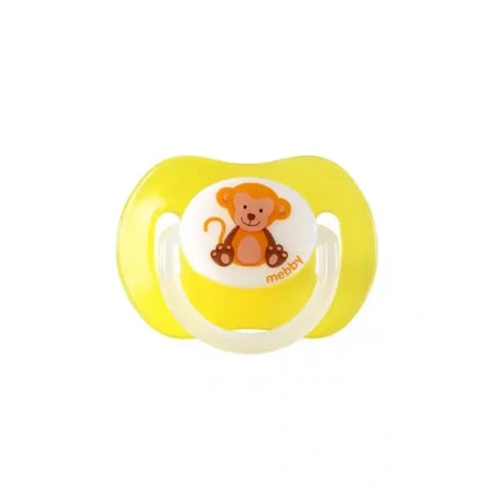Medel Physiological Latex Pacifier 6 Months 2 Pieces Monkeybear