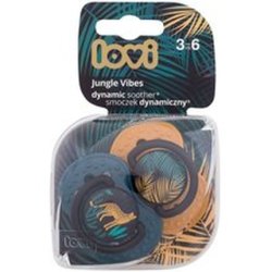 Lovi Jungle Vibes Dynamic Soother Boy 2 Pcs Silicone Dynamic Pacifier 618 Months