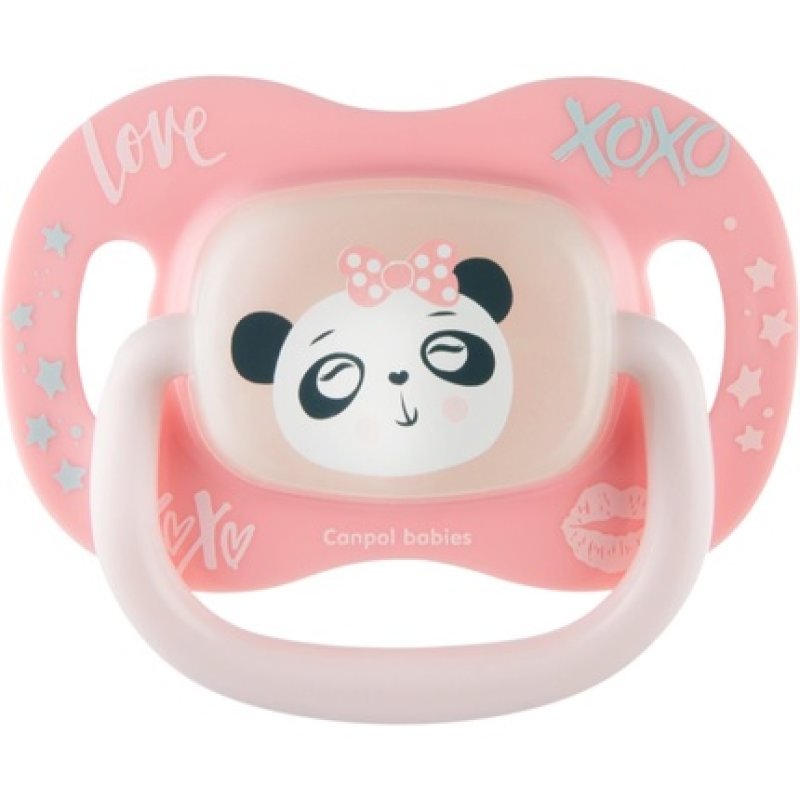 Canpol Babies Exotic Animals 18m Pacifier Panda 1 Piece