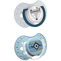 Lovi Baby Silicone Soother 0-3 Months with Hygienic Cover - Pack of 2