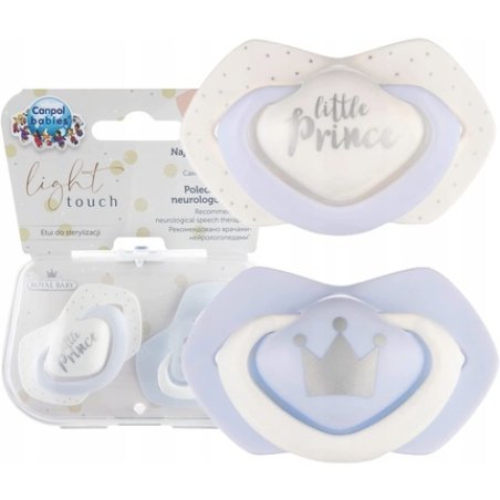 Pack Of 2 Royal Baby Blue Canpol Babies Silicone Dummies