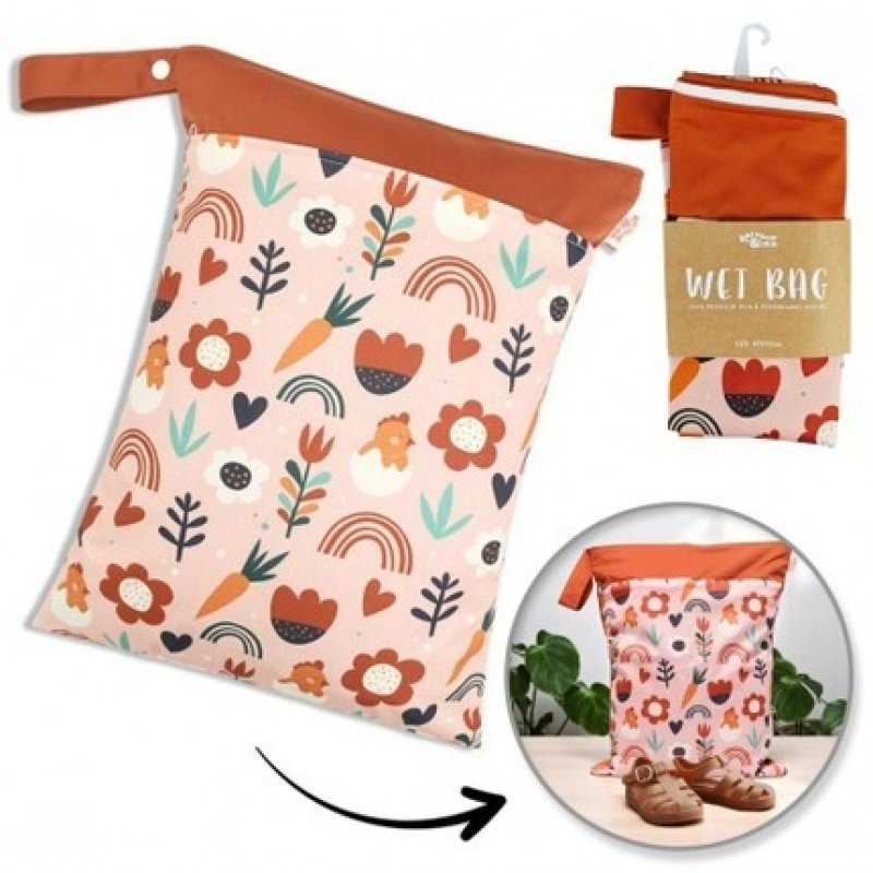 Ecarla Waterproof Bag Organizer For Stroller For Slippers To Kindergarten For Swimming 30x40cm Wb03