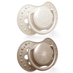 Lovi Pacifier 6-18 Months, Silicone, Bpa-Free, Hygienic Protective Cover, Harmony