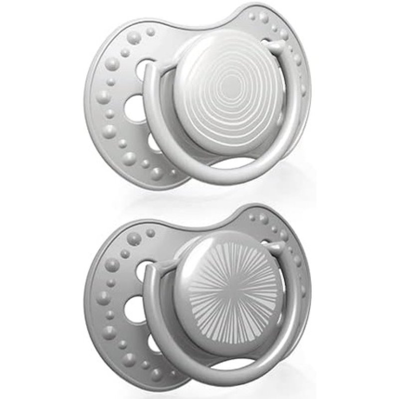 Lovi Soother 18 Months, Baby Dummies With Silicone Teat, Dynamic Tip, Harmony