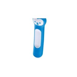 Mam Baby's Brush Toothbrush with Safety Ring for 6 Months - Light Blue