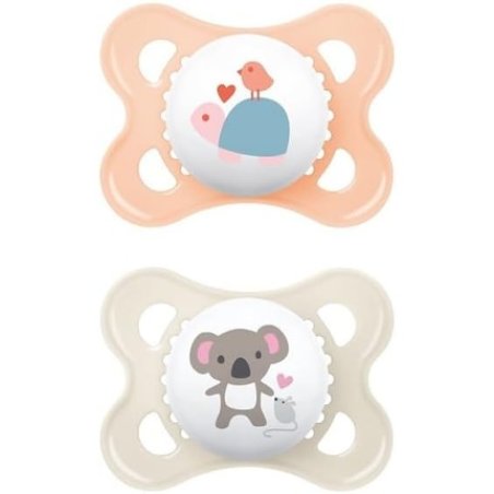 MAM Original Better Together 100S Silicone Pacifier Girl 2-6m 2pcs