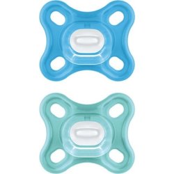 Mam Comfort Silicone Pacifier For Boys 0-2 Months - 2 Pieces