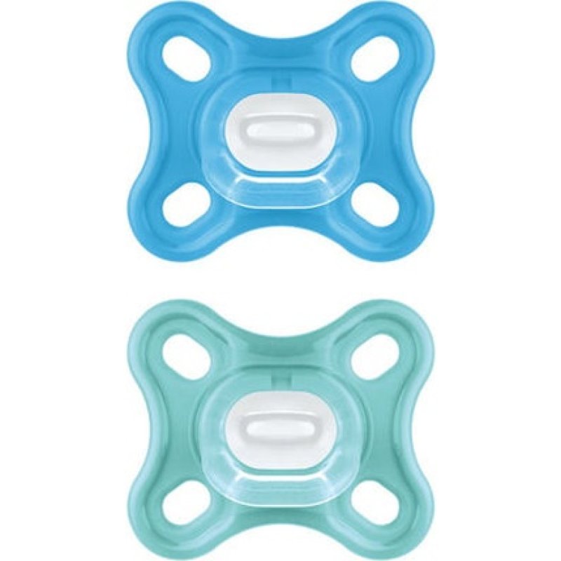 Mam Comfort Silicone Pacifier For Boys 0-2 Months - 2 Pieces