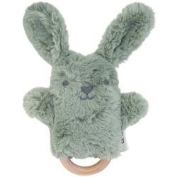 Ob Designs Bunny Soft Rattle Toy Sage For 3 Months And Older