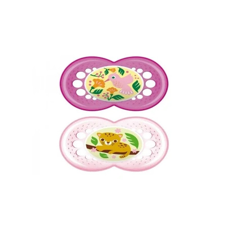 Mam Baby Original Soother 16 Silicone Pink Pack Of 2