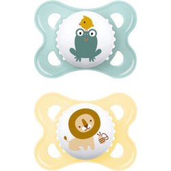 Mam Start Orthodontic Silicone Pacifiers For 2-6 Months Unisex - 2 Pieces