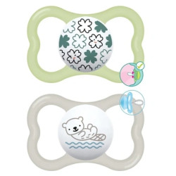 Mam Supreme Silicone Pacifier 16 Months Better Together - 2 Pack