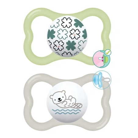 Mam Supreme Silicone Pacifier 16 Months Better Together - 2 Pack