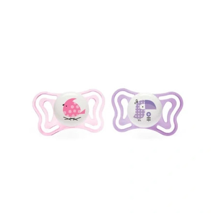 Chicco Chicco Physio Light Pacifier For Girls 26 Months 2 Units