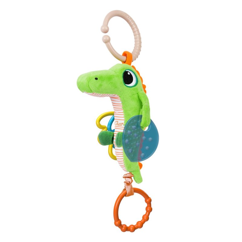 Chicco Vibrating Crocodile Rattle - Cute Textile Toy