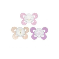 Chicco Silicone Pacifier Physio Comfort For Girls 616 Months 2 Units