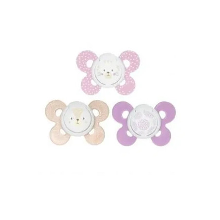 Chicco Silicone Pacifier Physio Comfort For Girls 616 Months 2 Units