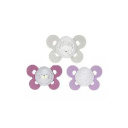 Chicco Silicone Pacifier Physio Comfort For Girls 1636 Months 2 Units