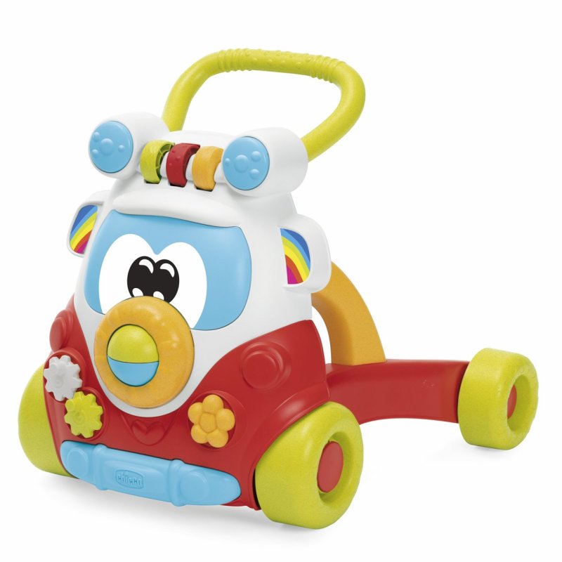 Chicco Happy Hippy 2-in-1 Walker with Manual Activity Centre for Toddlers