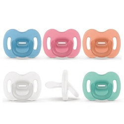 Suavinex All Silicone Physiological Pacifier For Ages 618 Months 1 Unit