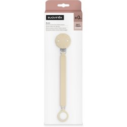 Suavinex Silicone Pacifier Clip with Flat Silicone Ribbon