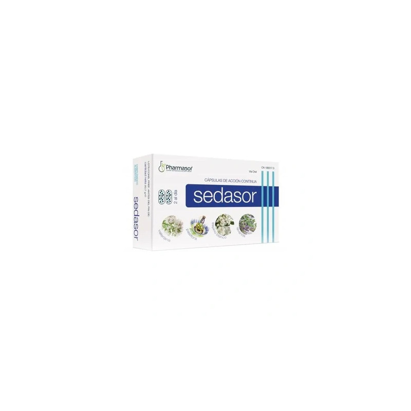 Pharmasor Sedasor Continuous Action 30 Capsules Sleep Aid