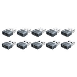 Kabelmeister USB-AD203-10 changeur de genre de câble USB-A USB-C Gris