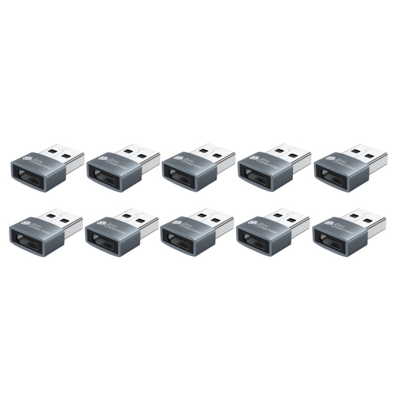 Kabelmeister USB-AD203-10 cable gender changer USB-A USB-C Grey