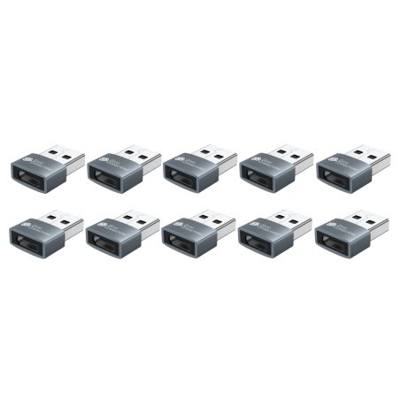 Kabelmeister USB-AD203-10 changeur de genre de câble USB-A USB-C Gris