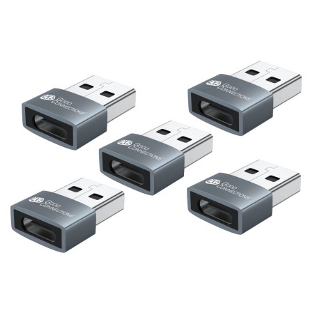 Alcasa USB-AD203-5 cable gender changer USB-A USB-C Grey
