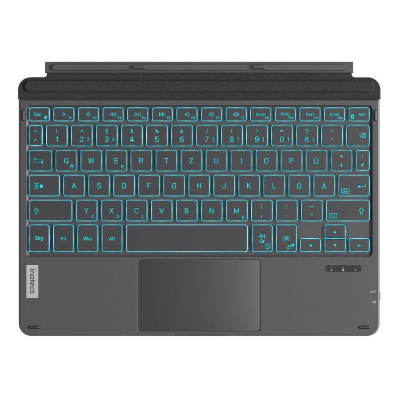 inateck Keyboard Surface gray Surface GO 1-4 Com. QWERTZ