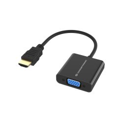 CONCEPTRONIC Adapter HDMI-VGA 1080/60Hz 0.25m sw