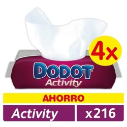 Dodot Activity Diapers 216 Units - Pack of 4