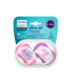 Philips Avent Ultra Air Happy Pacifier Balloon 618m Duo