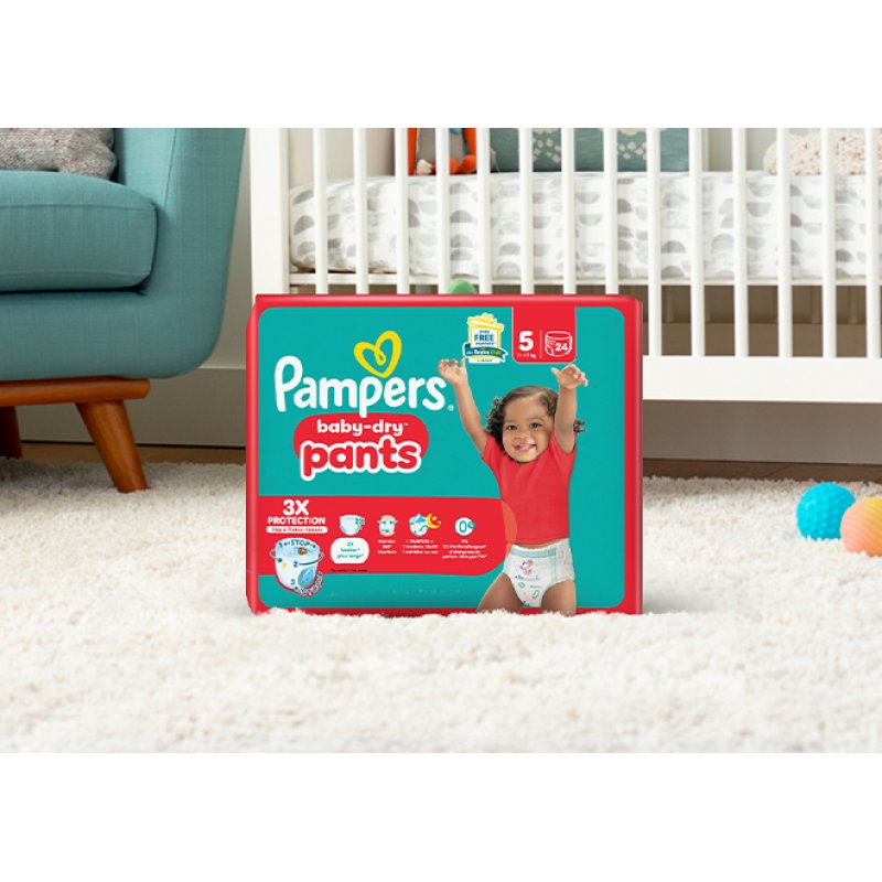 Pampers Baby-Dry 8006540425251 couche jetable Garçon/Fille 4 108 pièce(s)