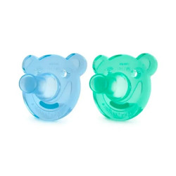 Philips Avent Avent Ultra Air Happy Soother For Baby Boys 06 Months 2 Units