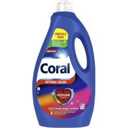 Coral Color Laundry Detergent Optimal Color Liquid Detergent 2 Liters For 40 Wash Loads