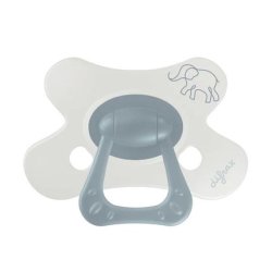 Difrax Natural Pacifier Little Venture 6 Months Little Grey Elephant