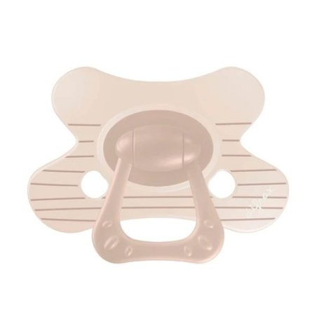 Difrax Natural Little Venture Pacifier 6 Months Stripy Brown