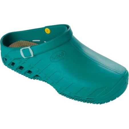 Scholl Evomedical Professional Clog Unisex Size 6 Uk Green
