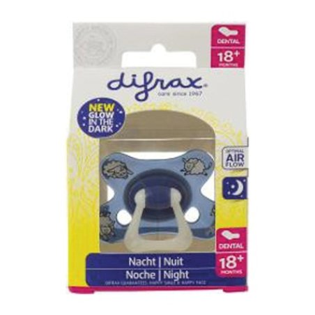Difrax Dental Pacifier Night Glow For 18 Months