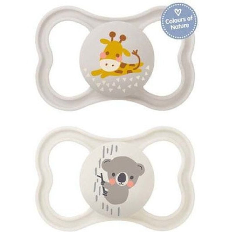 Mam Supreme Night Silicone Pacifier For Unisex 2-6 Months - 2 Pack
