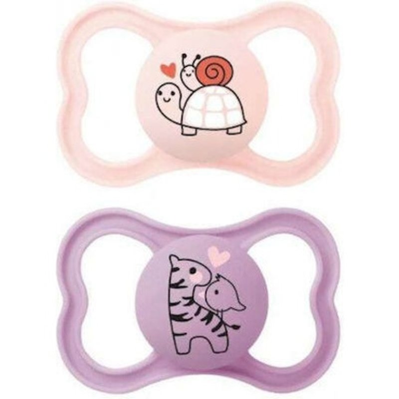 Mam Supreme Silicone Pacifier 6-16 Months Better Together Pink 2 Pack