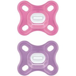 Mam Comfort Silicone Pacifier For Girls 0-2 Months - 2 Pieces