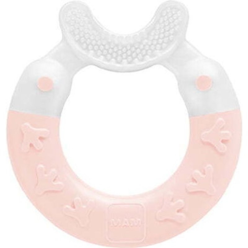Mam Bite Brush - Light Pink, 3 Months And Up
